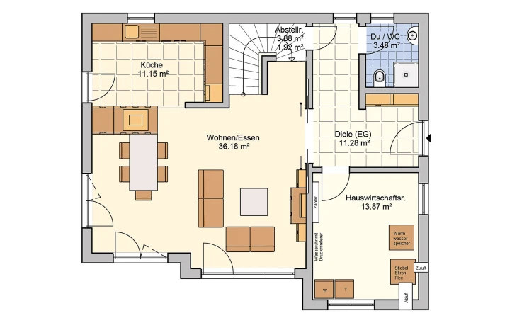 Fingerhut Haus - Musterhaus Solaris Erdgeschoss