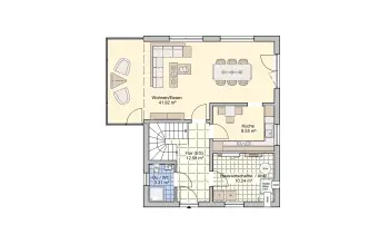 Grundriss Familienhaus Stockholm von Fingerhut Haus