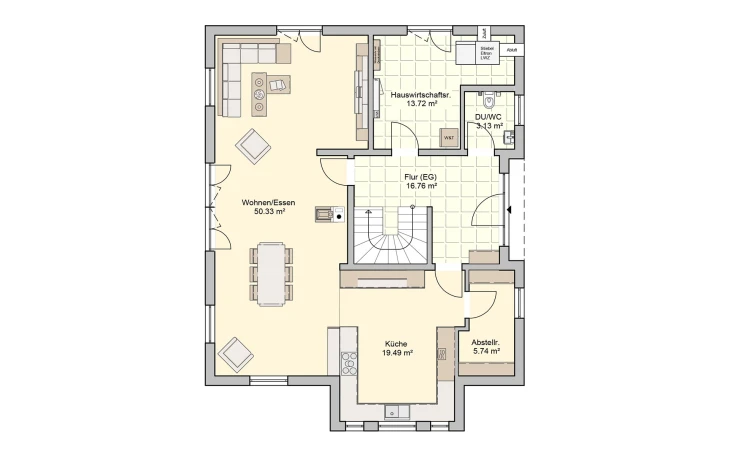 Fingerhut Haus - Musterhaus Suro Erdgeschoss