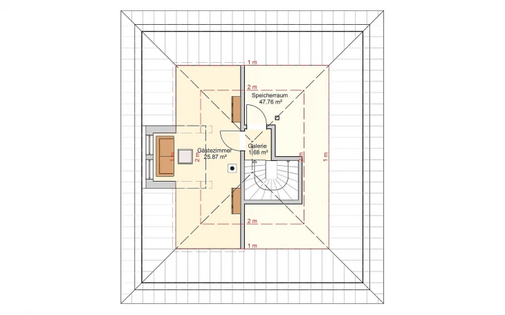 Fingerhut Haus - Musterhaus Suro Dachgeschoss