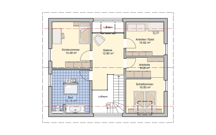 Fingerhut Haus - Musterhaus Wien Dachgeschoss