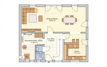 Grundriss Familienhaus Wien von Fingerhut Haus