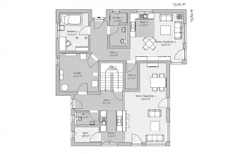 Grundriss Familienhaus Modern 190 von FischerHaus