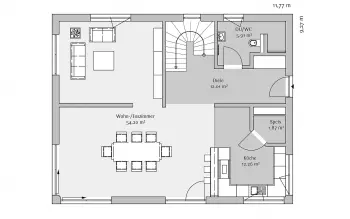 Grundriss Familienhaus Klassisch 165 von FischerHaus