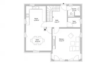 Grundriss Familienhaus Klassisch 176 von FischerHaus
