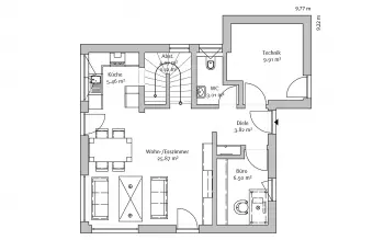 Grundriss Familienhaus Klassisch 98 von FischerHaus