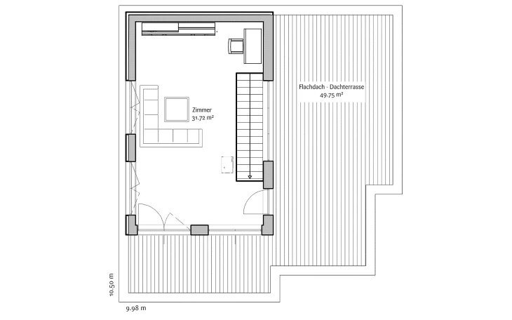 FischerHaus - Musterhaus Bauhaus 175 Dachgeschoss