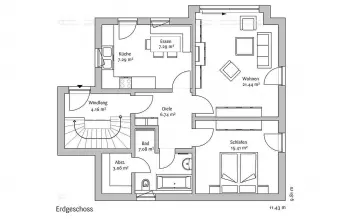 Grundriss Familienhaus Klassisch 144 von FischerHaus