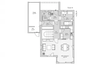 Grundriss Landhaus Modern 210 von FischerHaus