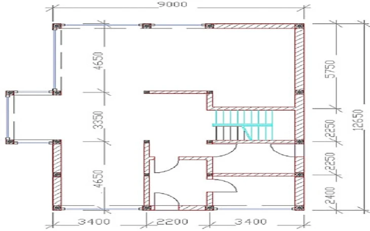 Frei-Raum-Haus - Musterhaus Frei-Raum-Haus 12x9-F Erdgeschoss