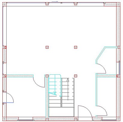Erdgeschoss Frei-Raum-Haus 9x9-F von Frei-Raum-Haus - Dipl.-Ing. Schminder