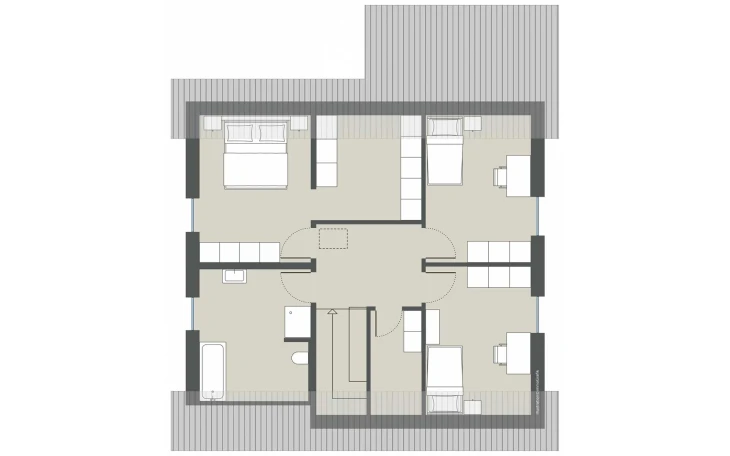 Gussek Haus - Musterhaus Buchenallee Variante 2 Dachgeschoss