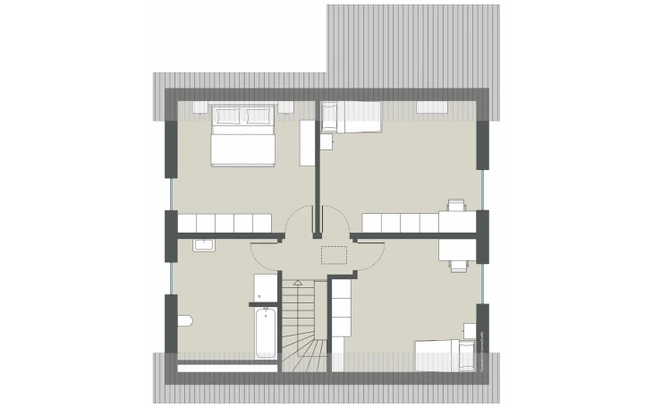 Gussek Haus - Musterhaus Buchenallee Dachgeschoss