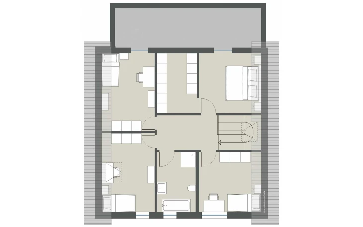 Gussek Haus - Musterhaus Eibenallee Dachgeschoss