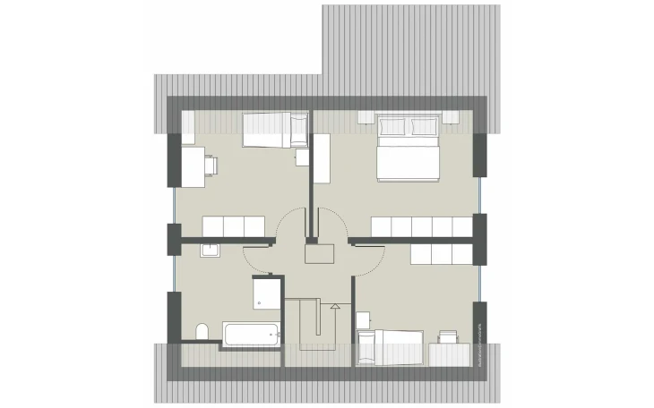 Gussek Haus - Musterhaus Kastanienallee Dachgeschoss