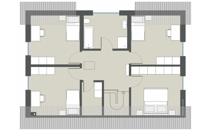 Gussek Haus - Musterhaus Lindenallee Dachgeschoss