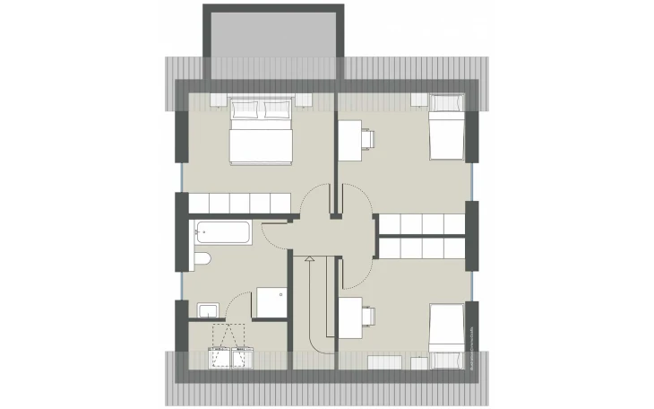 Gussek Haus - Musterhaus Lorbeerallee Dachgeschoss