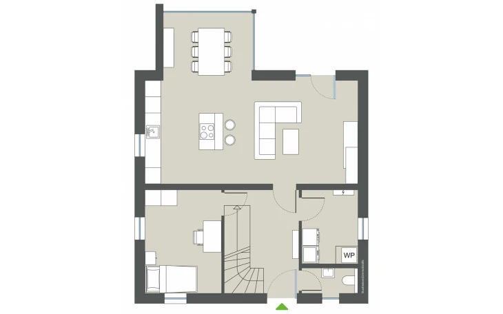 Gussek Haus - Musterhaus Lorbeerallee Erdgeschoss