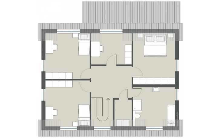 Gussek Haus - Musterhaus Pappelallee Dachgeschoss