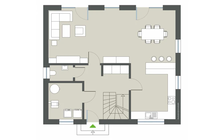 Gussek Haus - Musterhaus Platanenallee Erdgeschoss