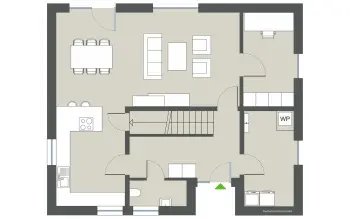 Grundriss Kubushaus Venice von Gussek Haus
