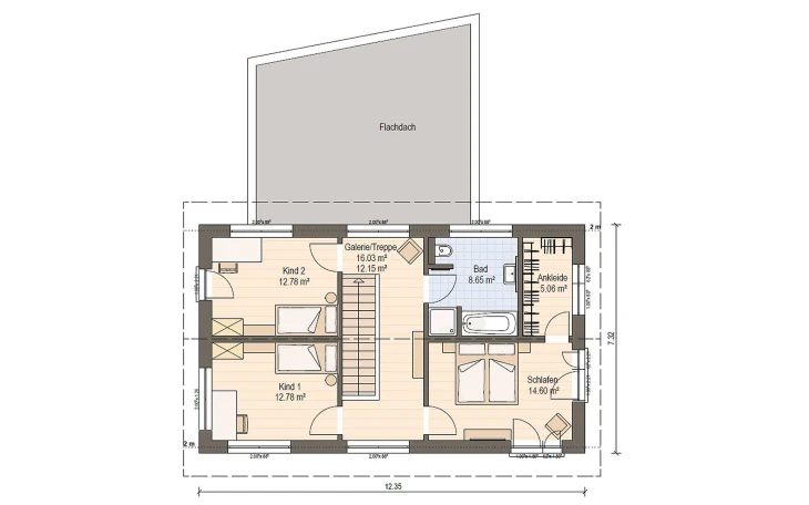 Haas Haus - Musterhaus Haas MH Bad Vilbel J 142 Obergeschoss