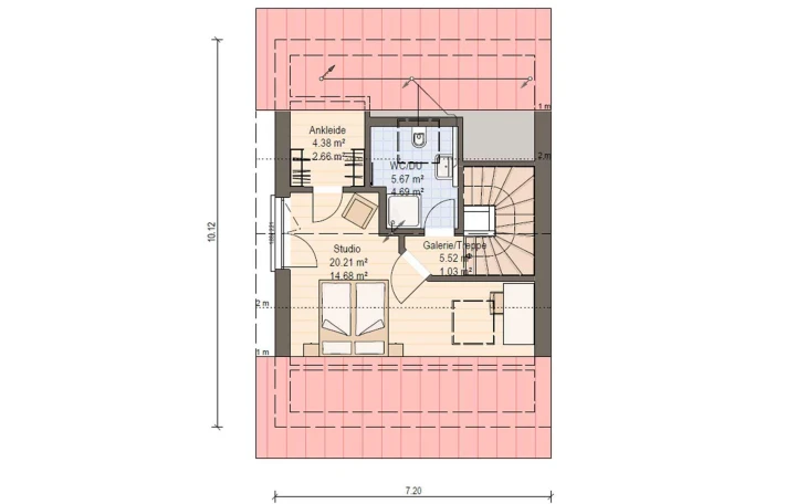 Haas Haus - Musterhaus Haas D 112 D Dachgeschoss