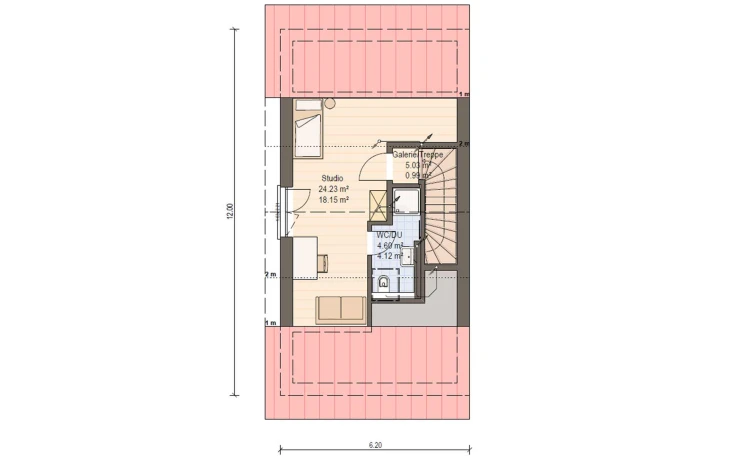 Haas Haus - Musterhaus Haas D 114 B Dachgeschoss