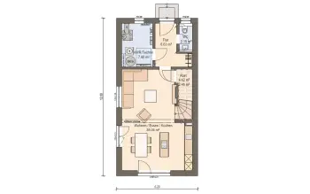 Grundriss Familienhaus Haas D 114 B von Haas Haus
