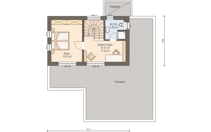 Haas Haus - Musterhaus Haas BS 129 A Obergeschoss