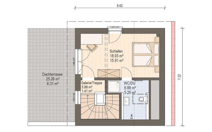 Haas Haus - Musterhaus Haas D 112 A Dachgeschoss