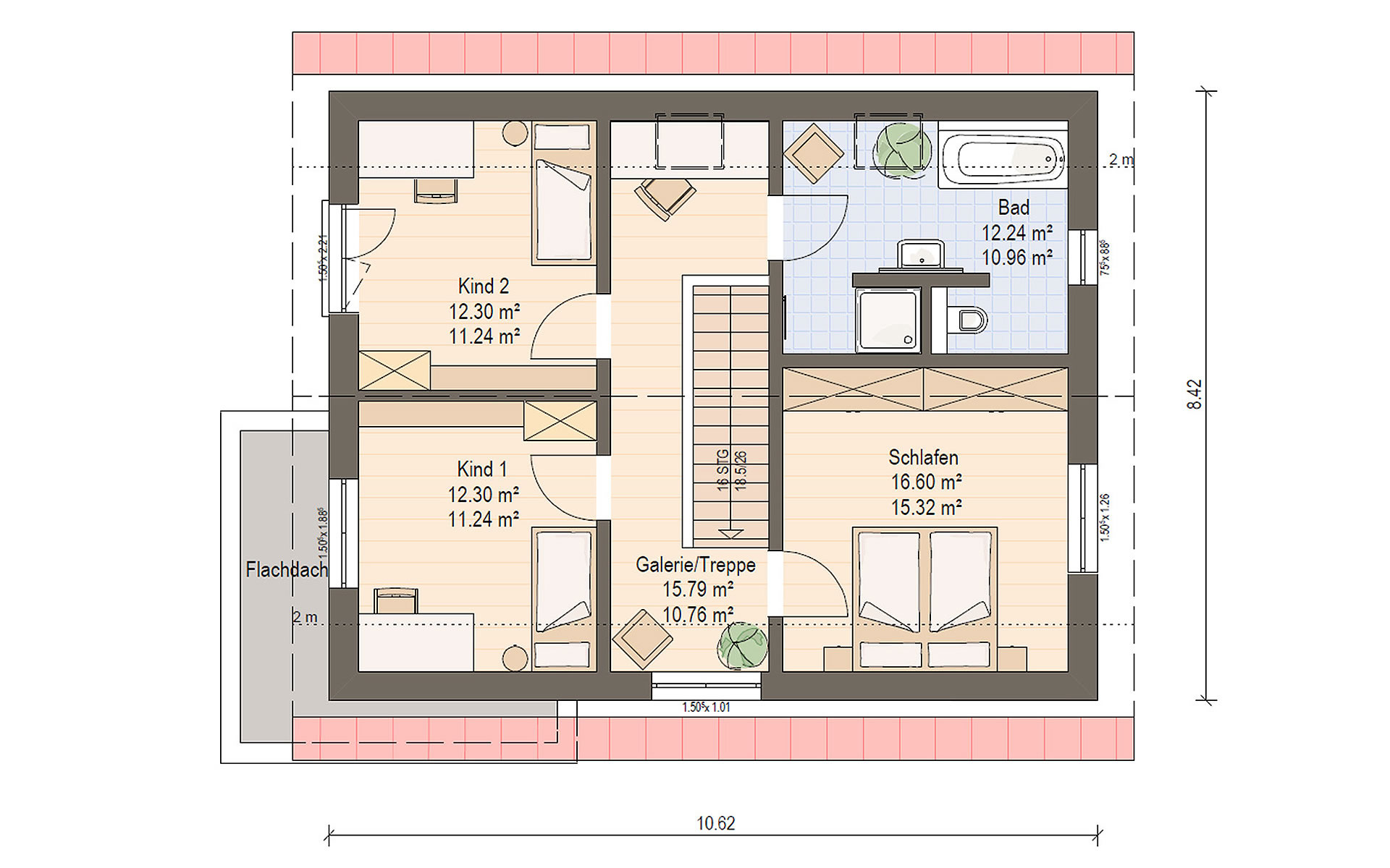 Dachgeschoss Haas O 140 A von Haas Fertigbau GmbH