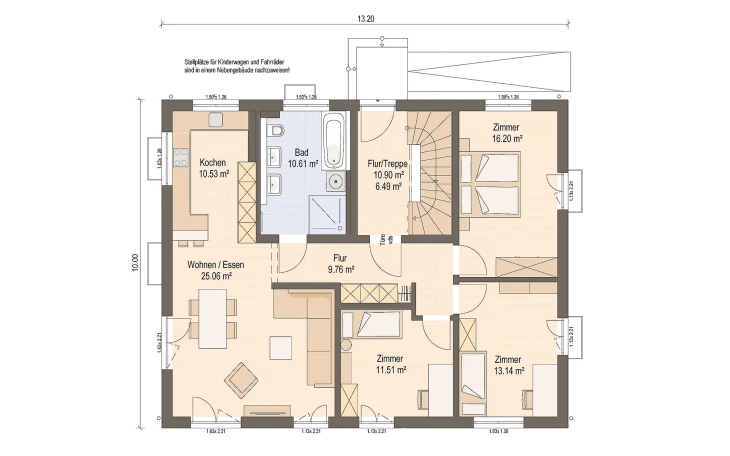 Haas Haus - Musterhaus Haas WOB 3 A Erdgeschoss