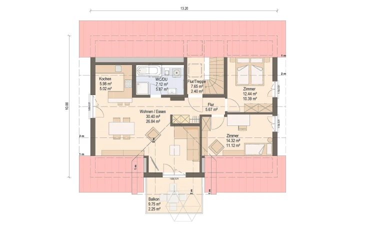 Haas Haus - Musterhaus Haas WOB 3 B Dachgeschoss