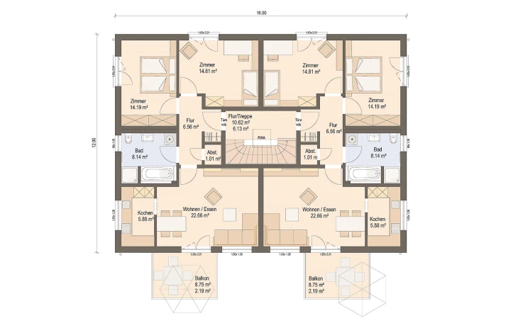 Haas Haus - Musterhaus Haas WOB 6 A Dachgeschoss