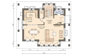 Grundriss Landhaus Haas MH Hirschaid 151 von Haas Haus