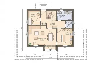 Grundriss Stadtvilla / Villa Haas S 165 B  von Haas Haus