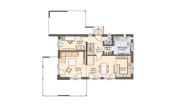 Grundriss Familienhaus Vivo 159 von Haas Haus
