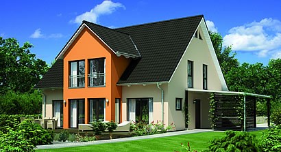 Das Variant 45 Haus - energieeffizient, umweltfreundlich und wirtschaftlich . Foto: HANSE HAUS