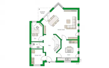 Grundriss Familienhaus Bremen von HELMA