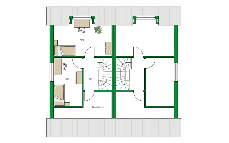 HELMA - Musterhaus Bristol Dachgeschoss