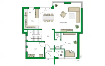 Grundriss Designerhaus Brüssel von HELMA