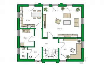 Grundriss Stadtvilla / Villa Dresden von HELMA