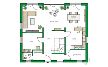 Grundriss Designerhaus Leipzig von HELMA