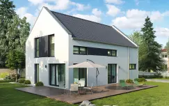 Haus mit Einliegerwohnung: Massivhaus-Familienhaus im nordischen Stil -  Lbeck-Variante