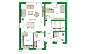 Grundriss Stadtvilla / Villa Modena von HELMA