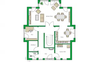 Grundriss Stadtvilla / Villa Strasbourg von HELMA