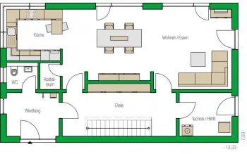 Grundriss Designerhaus Valencia von HELMA
