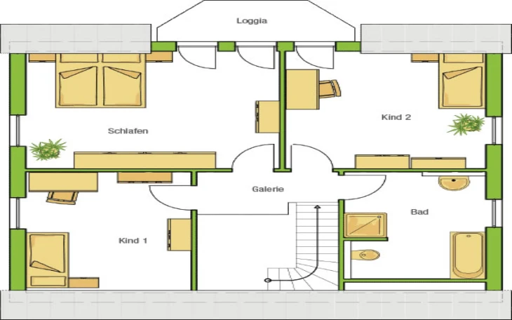 HELMA - Musterhaus Würzburg Dachgeschoss