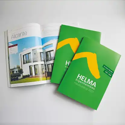 HELMA-Hauskatalog unverbindlich bestellen.